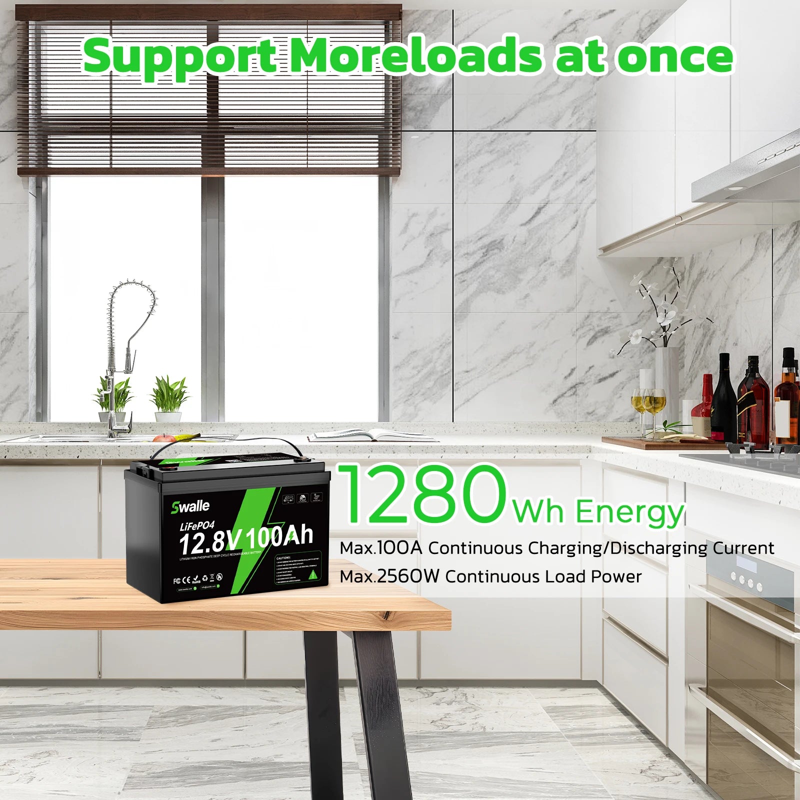 12V 24V 48V 60V Lithium Ion Solar Battery Packs with Bluetooth 6000 Cycles Lifepo4 Golf Cart BMS 100Ah 200Ah