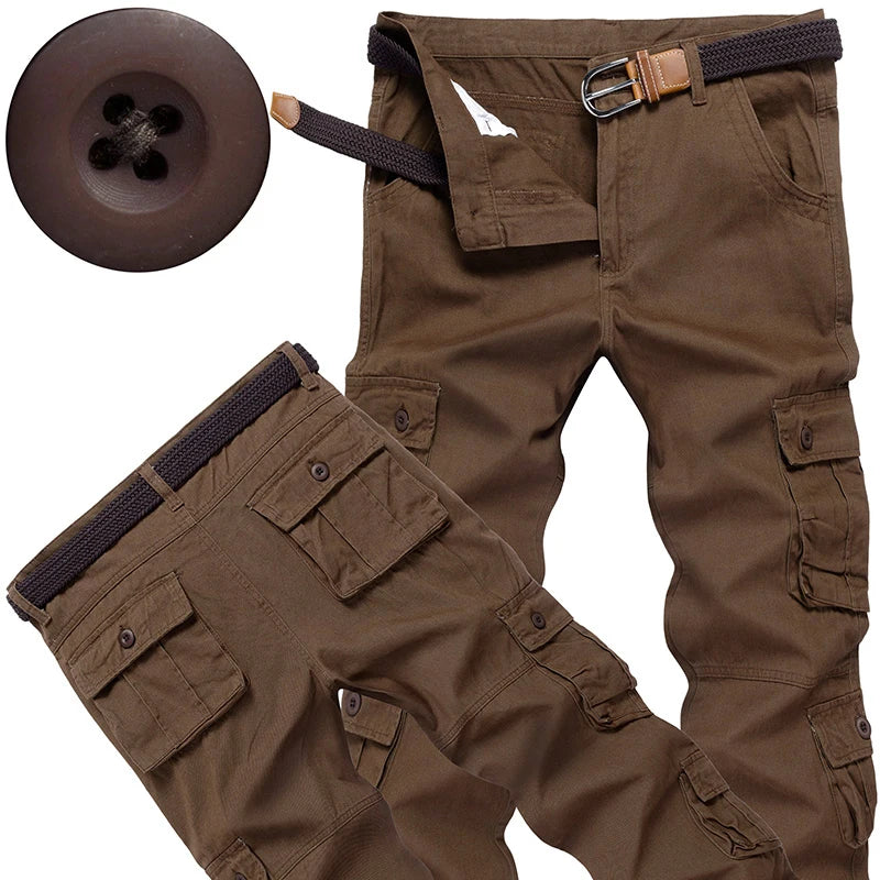 Men's Tactical Pants Casual Cargo Pants Outdoor Sports Work Trousers High Quality Joggers Hiking Pants Korean Sweatpants