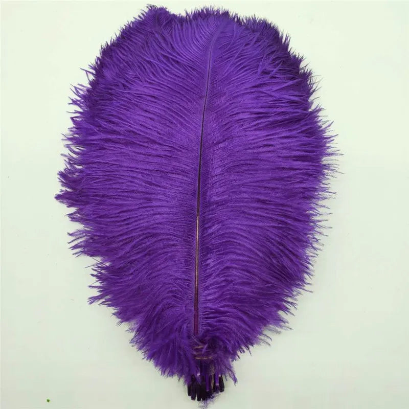 50pcs/lot Elegant Ostrich Feather 35-40cm 14-16inch Feathers for Crafts Wedding Party Supplies Carnival Dancer Decoration Plumes
