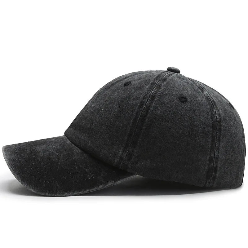 Custom Logo Washed Cotton Baseball Cap Personalized Embroidery Men'S Women Dad Hat Monogram Team Party Gorras