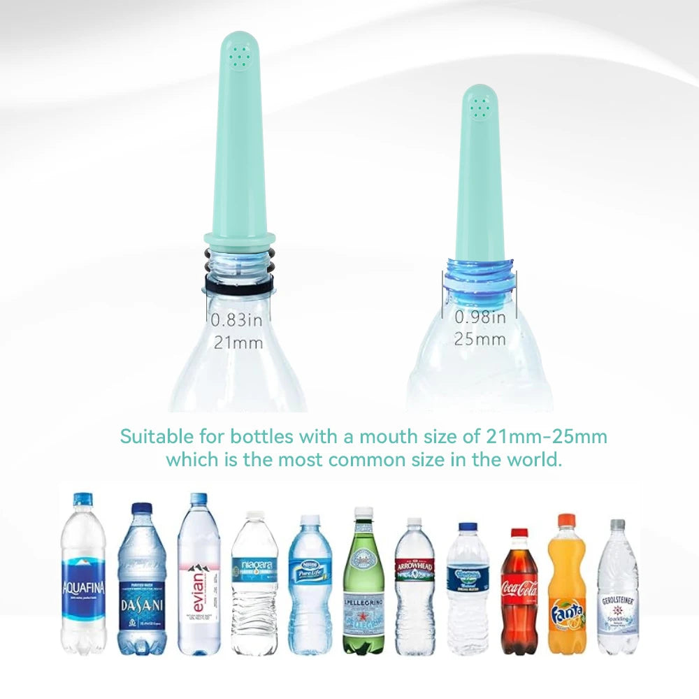 3pcs Pack Portable Foldable ABS Douche Bidet Sprayer Ultralight Travel Toilet for Hiking Camping Compatible Every Bottle Shattaf