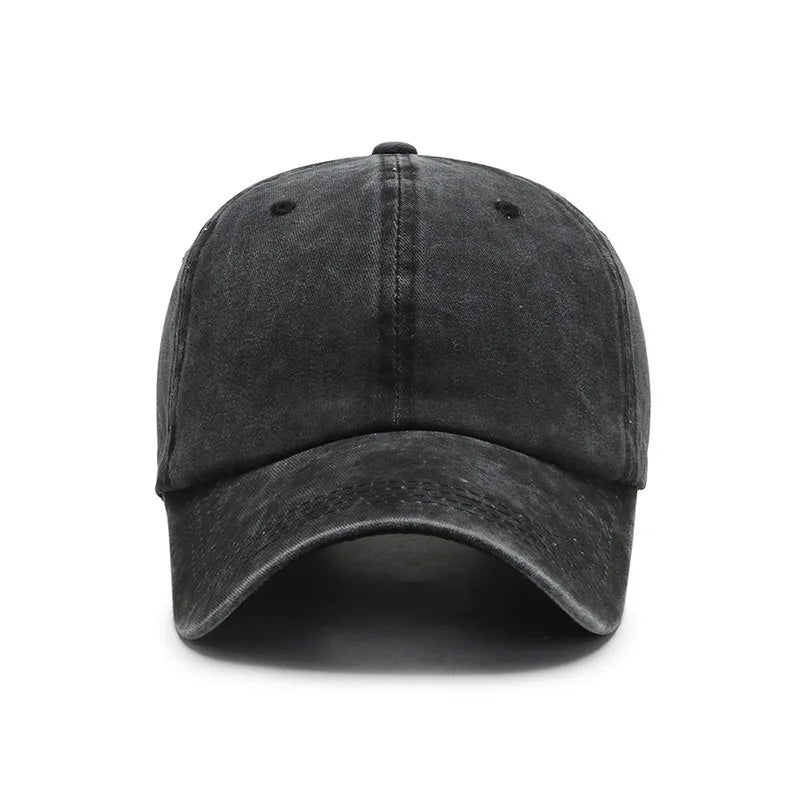 Custom Logo Washed Cotton Baseball Cap Personalized Embroidery Men'S Women Dad Hat Monogram Team Party Gorras