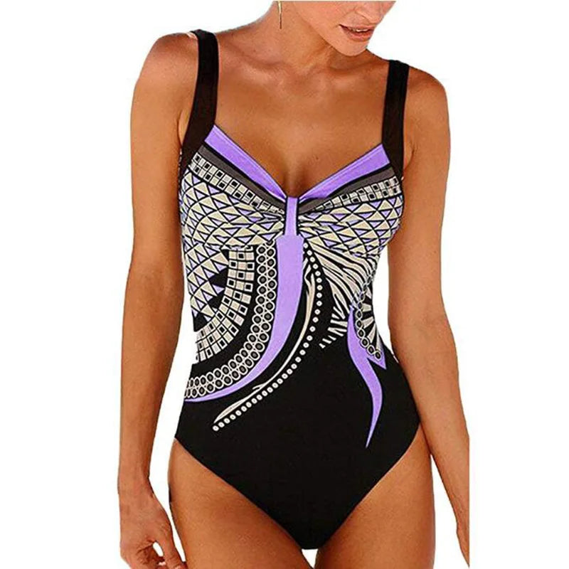 Swimwear Women 2024 One Piece Swimsuit Push Up Sexy Bathing Suit Women Swimming for Beach Wear Monokini Plus Size Swimwear 2XL