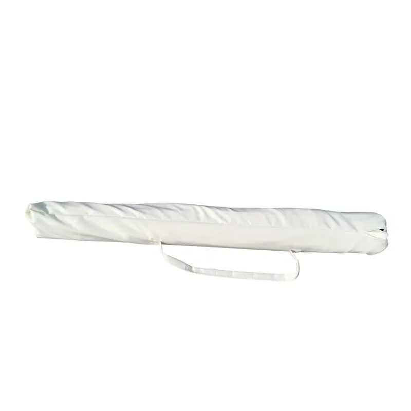 Beige 8.8 Feet Outdoor Aluminum Patio Umbrella Waterproof and Foldable for Courtyard Furniture