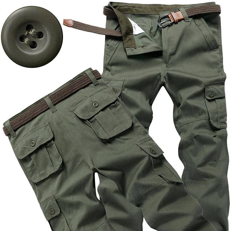 Men's Tactical Pants Casual Cargo Pants Outdoor Sports Work Trousers High Quality Joggers Hiking Pants Korean Sweatpants