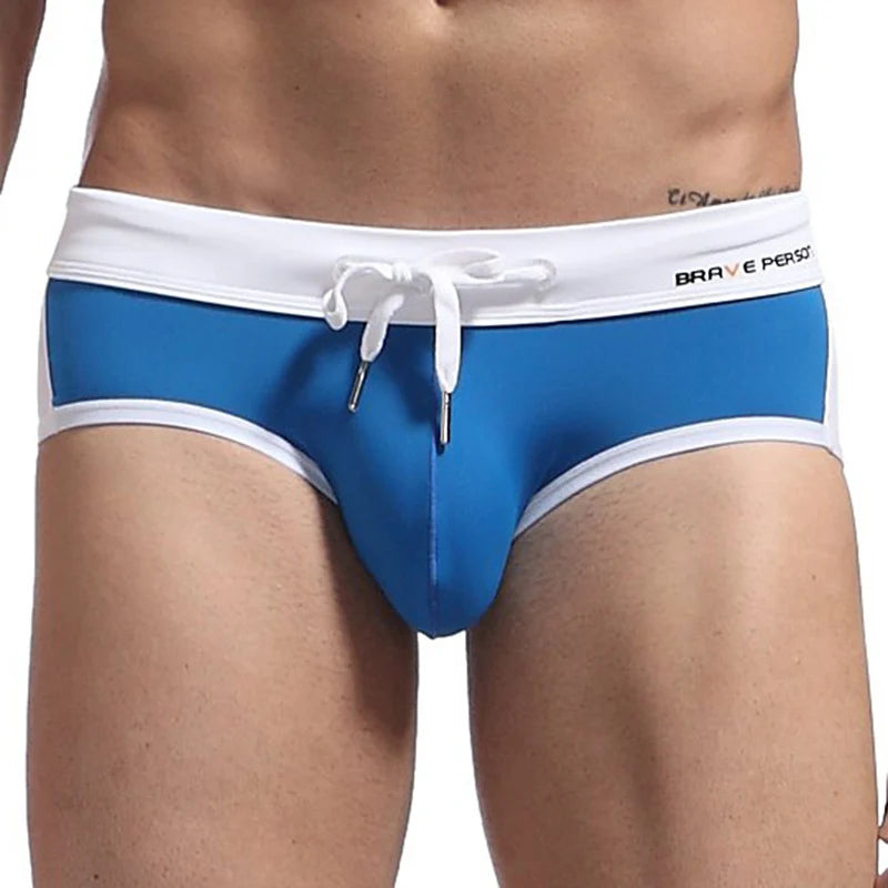New Board Shorts Swimsuit Sexy Swimwear Men Briefs Swimming Trunks for Bathing Suit Men Beachwear