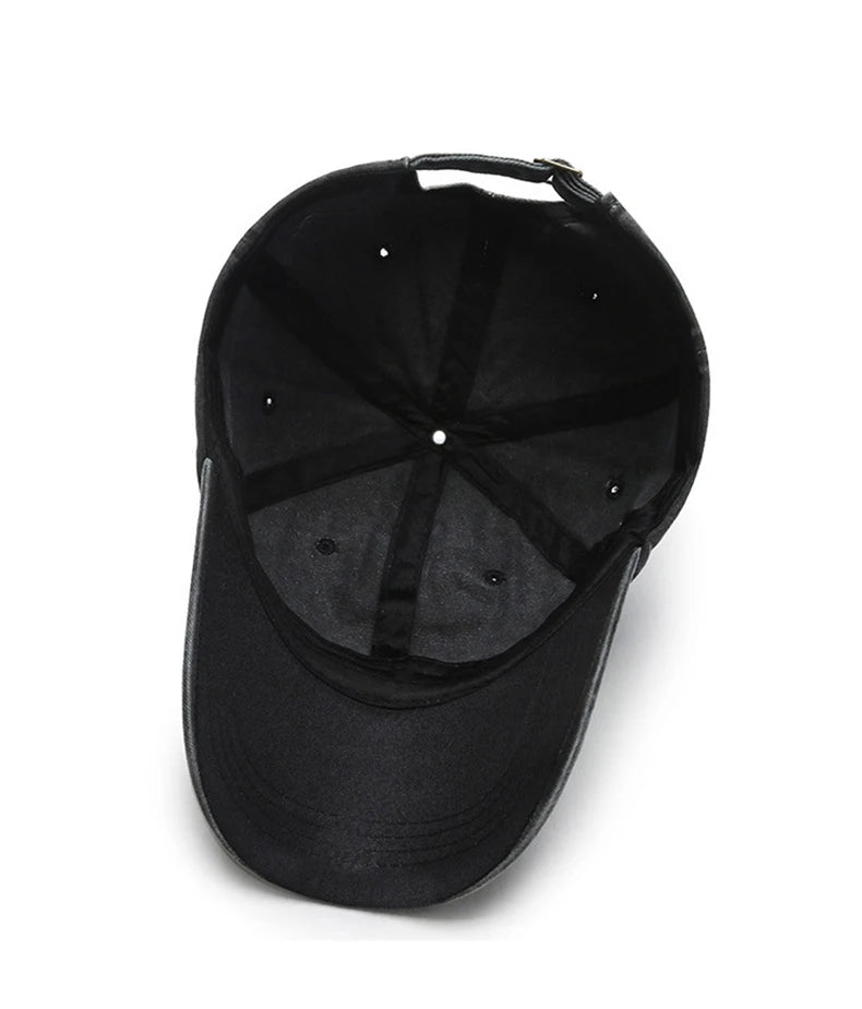 Custom Logo Washed Cotton Baseball Cap Personalized Embroidery Men'S Women Dad Hat Monogram Team Party Gorras