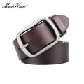 Maikun Men's Business Casual Large Size Belt Fashionable Genuine Leather Belts Popular Father's Day Gift