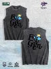 For Given Graphic Washed Vest US Warehouse 3 Colors Cotton Tank