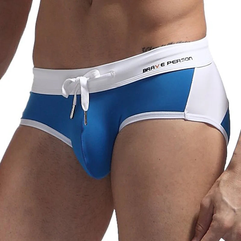 New Board Shorts Swimsuit Sexy Swimwear Men Briefs Swimming Trunks for Bathing Suit Men Beachwear