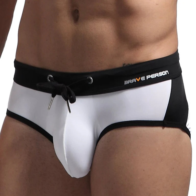 New Board Shorts Swimsuit Sexy Swimwear Men Briefs Swimming Trunks for Bathing Suit Men Beachwear