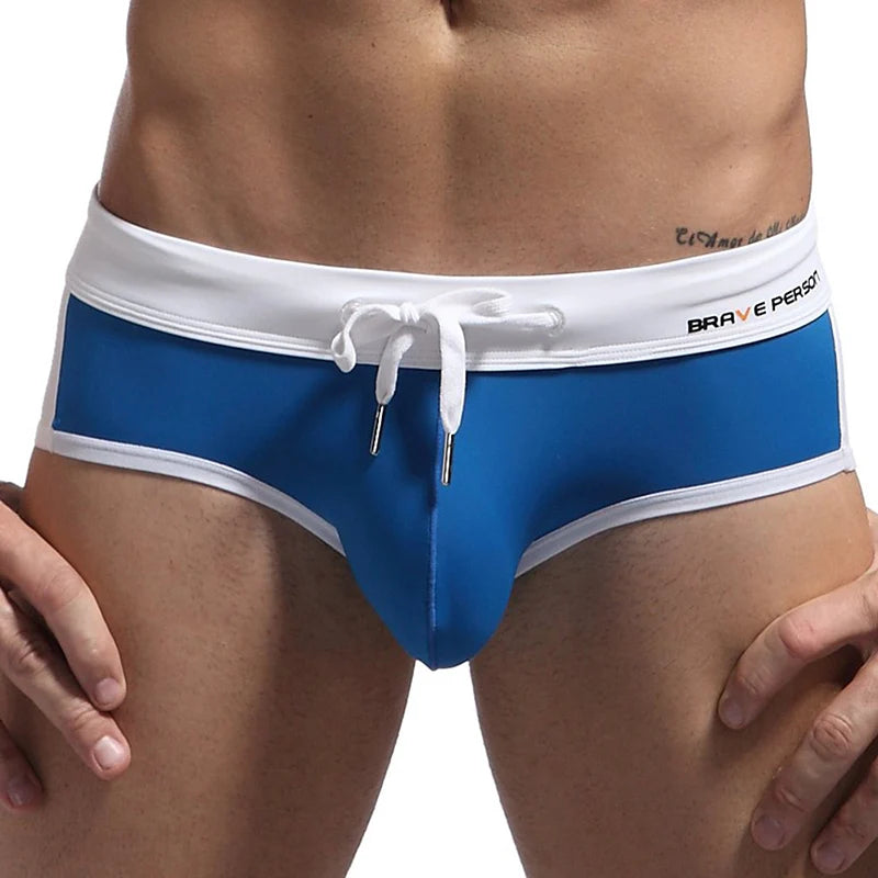 New Board Shorts Swimsuit Sexy Swimwear Men Briefs Swimming Trunks for Bathing Suit Men Beachwear