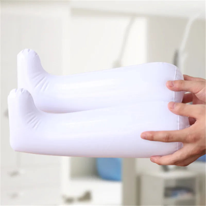2Pcs Useful Plastic Shoe Hanger 50cm 32cm Inflatable Women Long Boots Shoes Stand Holder Stretcher Support Shaper Shoe Trees