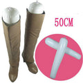 2Pcs Useful Plastic Shoe Hanger 50cm 32cm Inflatable Women Long Boots Shoes Stand Holder Stretcher Support Shaper Shoe Trees