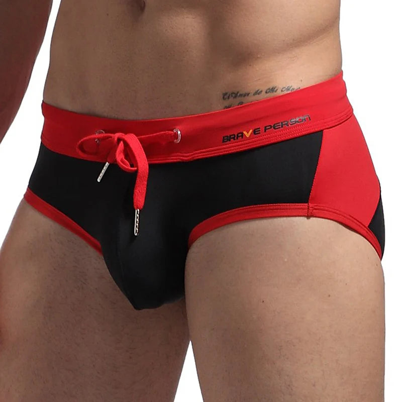 New Board Shorts Swimsuit Sexy Swimwear Men Briefs Swimming Trunks for Bathing Suit Men Beachwear