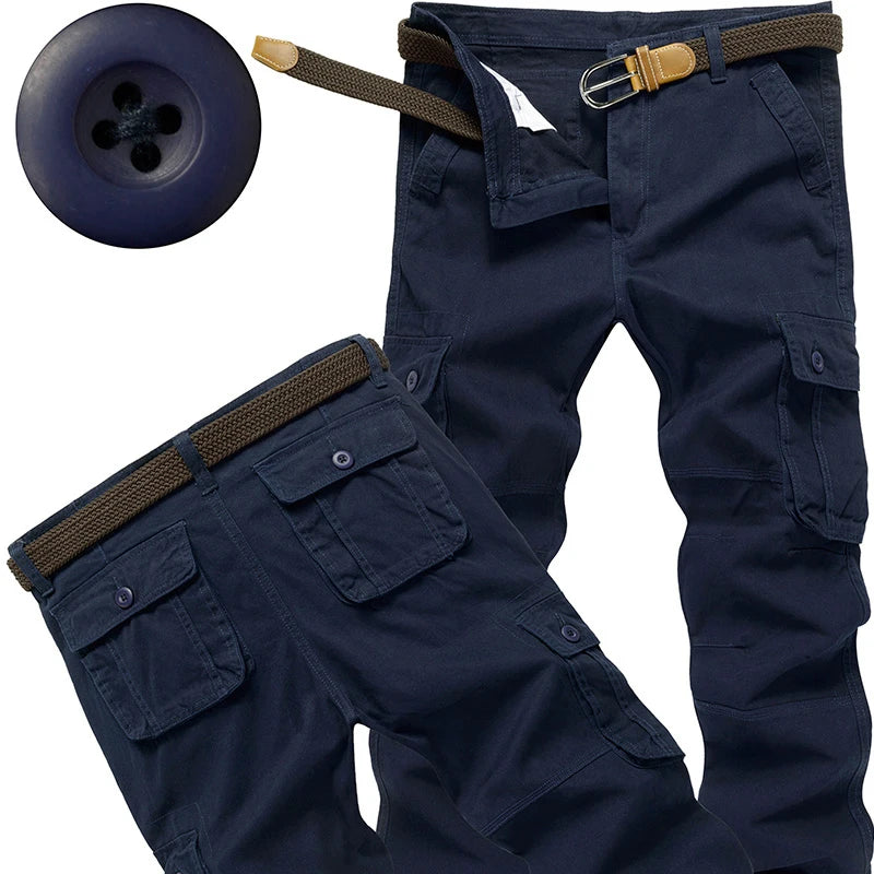 Men's Tactical Pants Casual Cargo Pants Outdoor Sports Work Trousers High Quality Joggers Hiking Pants Korean Sweatpants