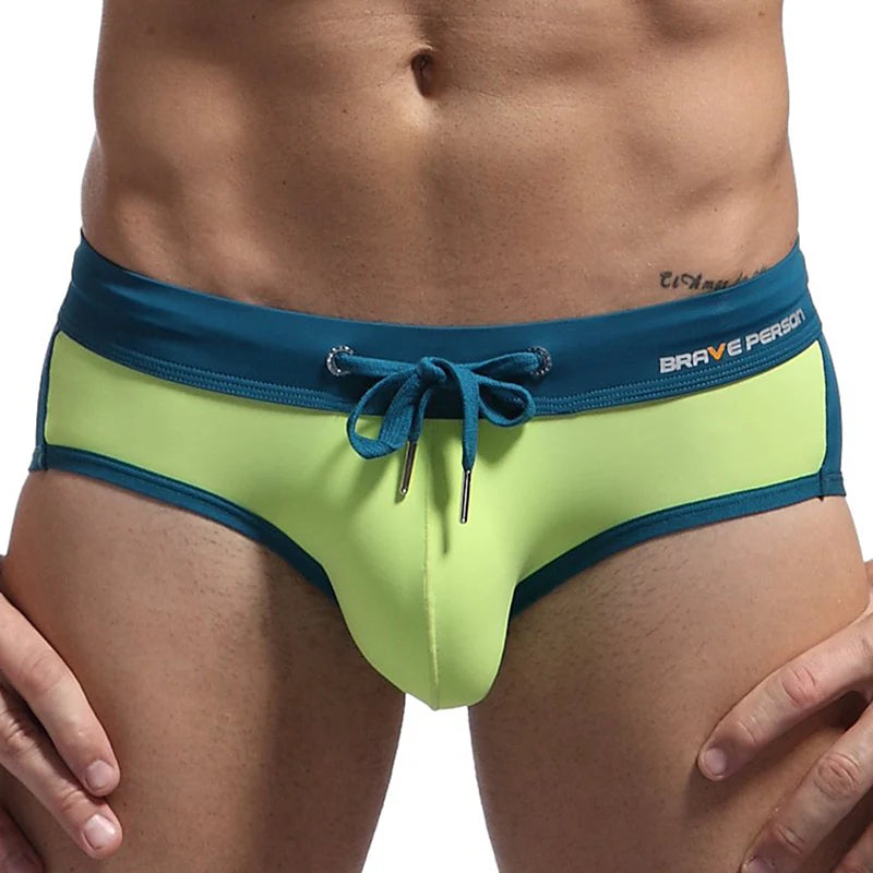 New Board Shorts Swimsuit Sexy Swimwear Men Briefs Swimming Trunks for Bathing Suit Men Beachwear
