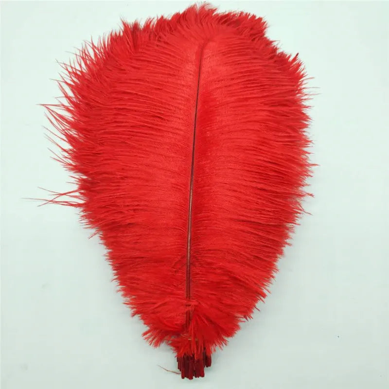 50pcs/lot Elegant Ostrich Feather 35-40cm 14-16inch Feathers for Crafts Wedding Party Supplies Carnival Dancer Decoration Plumes