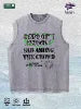 GODS GIFT PRESENT  Graphic Washed Vest US Warehouse 3 Colors Cotton Tank