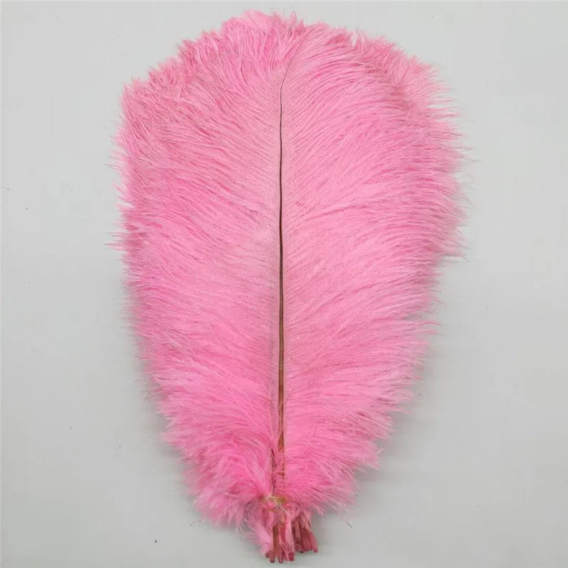 50pcs/lot Elegant Ostrich Feather 35-40cm 14-16inch Feathers for Crafts Wedding Party Supplies Carnival Dancer Decoration Plumes