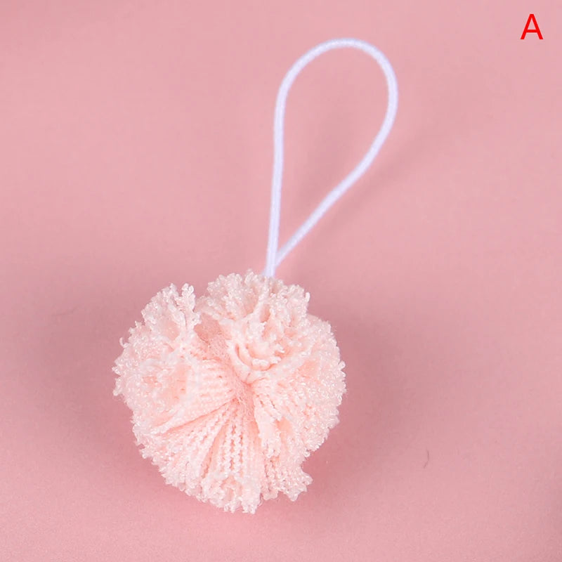 Mini Simulation Dollhouse Bathroom Set Towel Rack Bed Shower Faucet Bathtub Doll House Furniture Toys for Baby Accessories