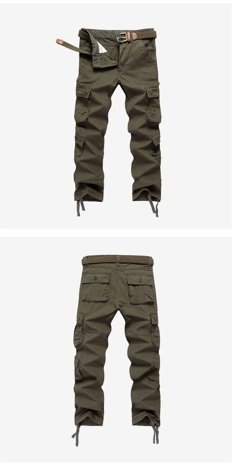 Men's Tactical Pants Casual Cargo Pants Outdoor Sports Work Trousers High Quality Joggers Hiking Pants Korean Sweatpants