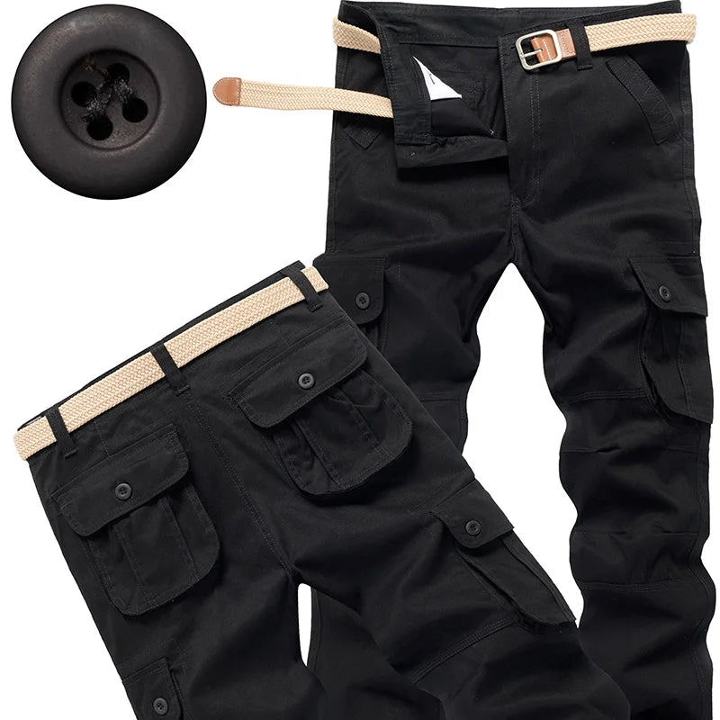 Men's Tactical Pants Casual Cargo Pants Outdoor Sports Work Trousers High Quality Joggers Hiking Pants Korean Sweatpants
