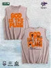 GOD IS the PLUG Graphic Washed Vest US Warehouse 3 Colors Cotton Tank
