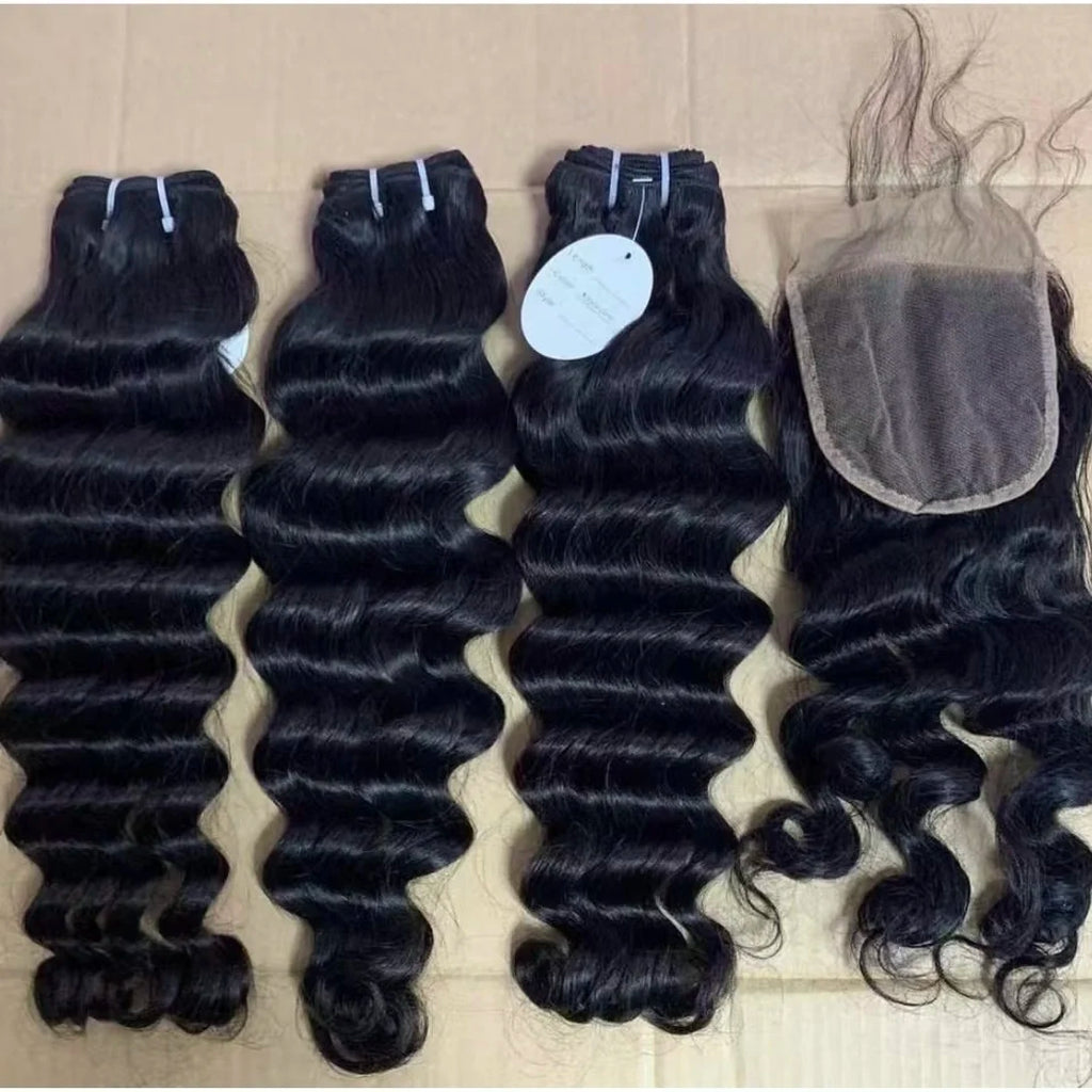 Cheap Quality Burmese Curly Raw Human Hair Bundles for Braids Water Natural Wave