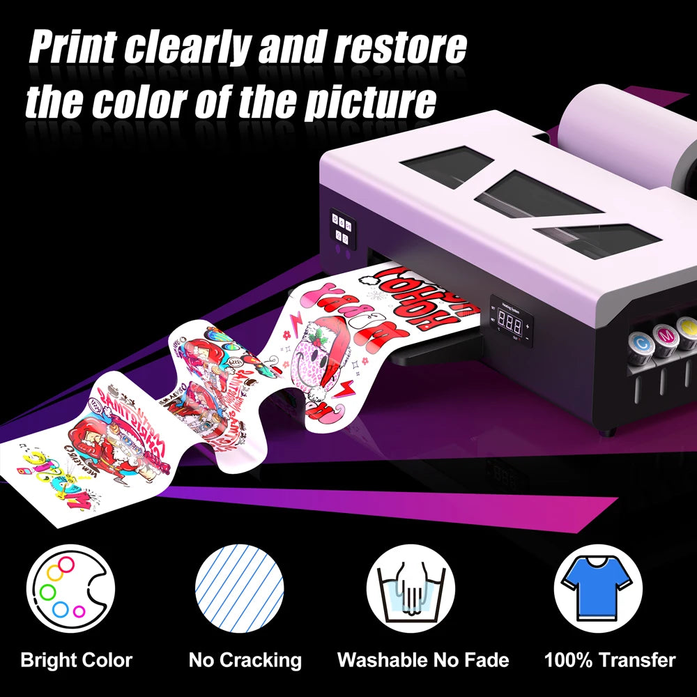 FREE SHIPPING US Warehouse Dtf Printer A4 Printing Machine Digital T-shirt Printing DTF Inkjet Printer for Epson L800 Printhead