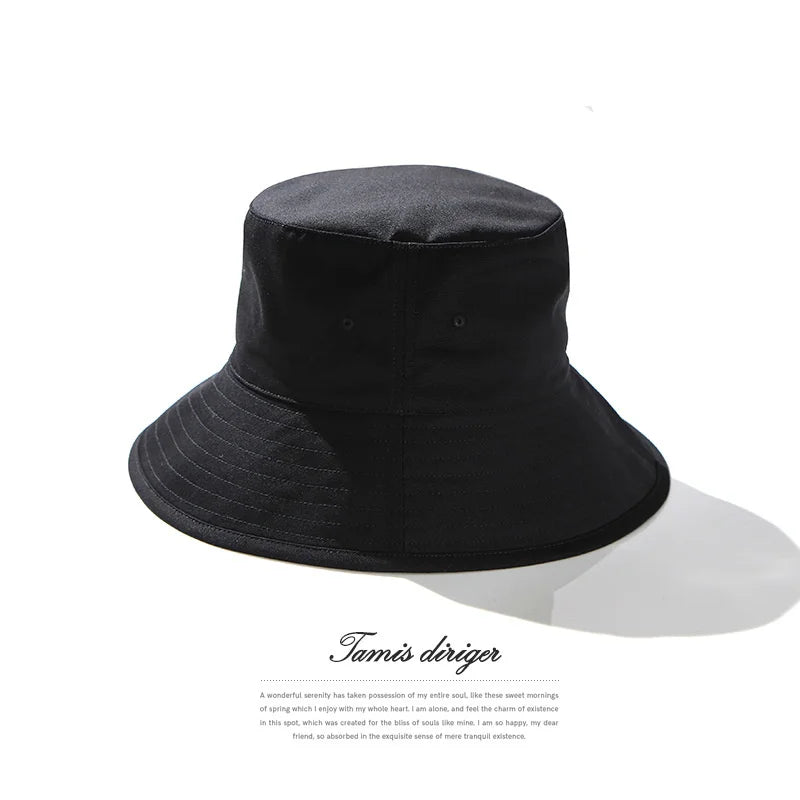 High Quality Soft Cotton Large Fishing Sun Cap Women Beach Bucket Hat Dad Wide Brim Boonie Cap Big Head Men Oversize Panama Hats