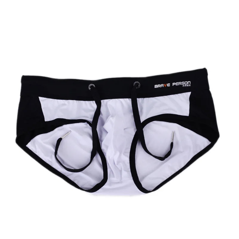 New Board Shorts Swimsuit Sexy Swimwear Men Briefs Swimming Trunks for Bathing Suit Men Beachwear
