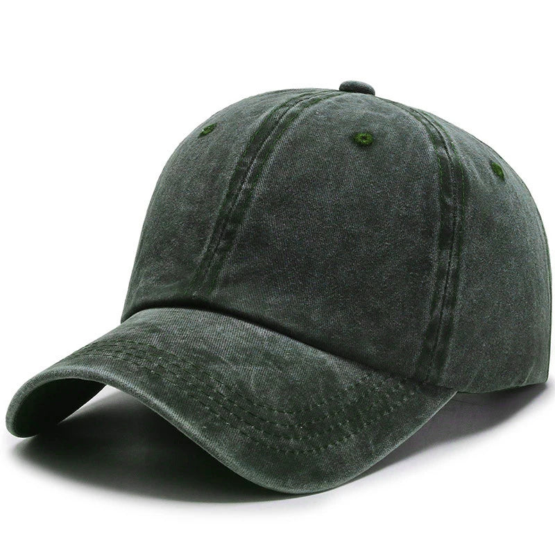 Custom Logo Washed Cotton Baseball Cap Personalized Embroidery Men'S Women Dad Hat Monogram Team Party Gorras