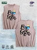 For Given Graphic Washed Vest US Warehouse 3 Colors Cotton Tank