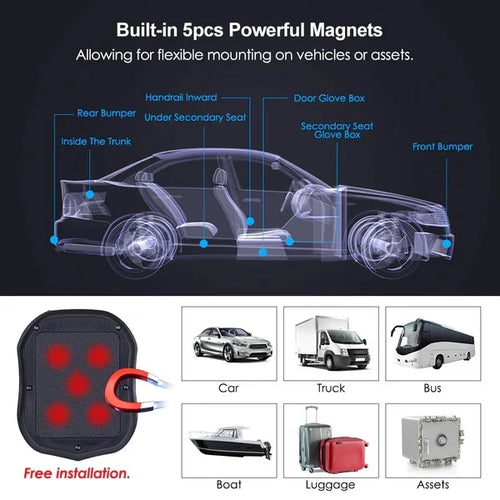2G/4G LTE TK905 5000MAH 60days Standby Long Battery Life Waterproof CE ROHS Certified for Truck Car Vehicle Gps tracker  Fleet