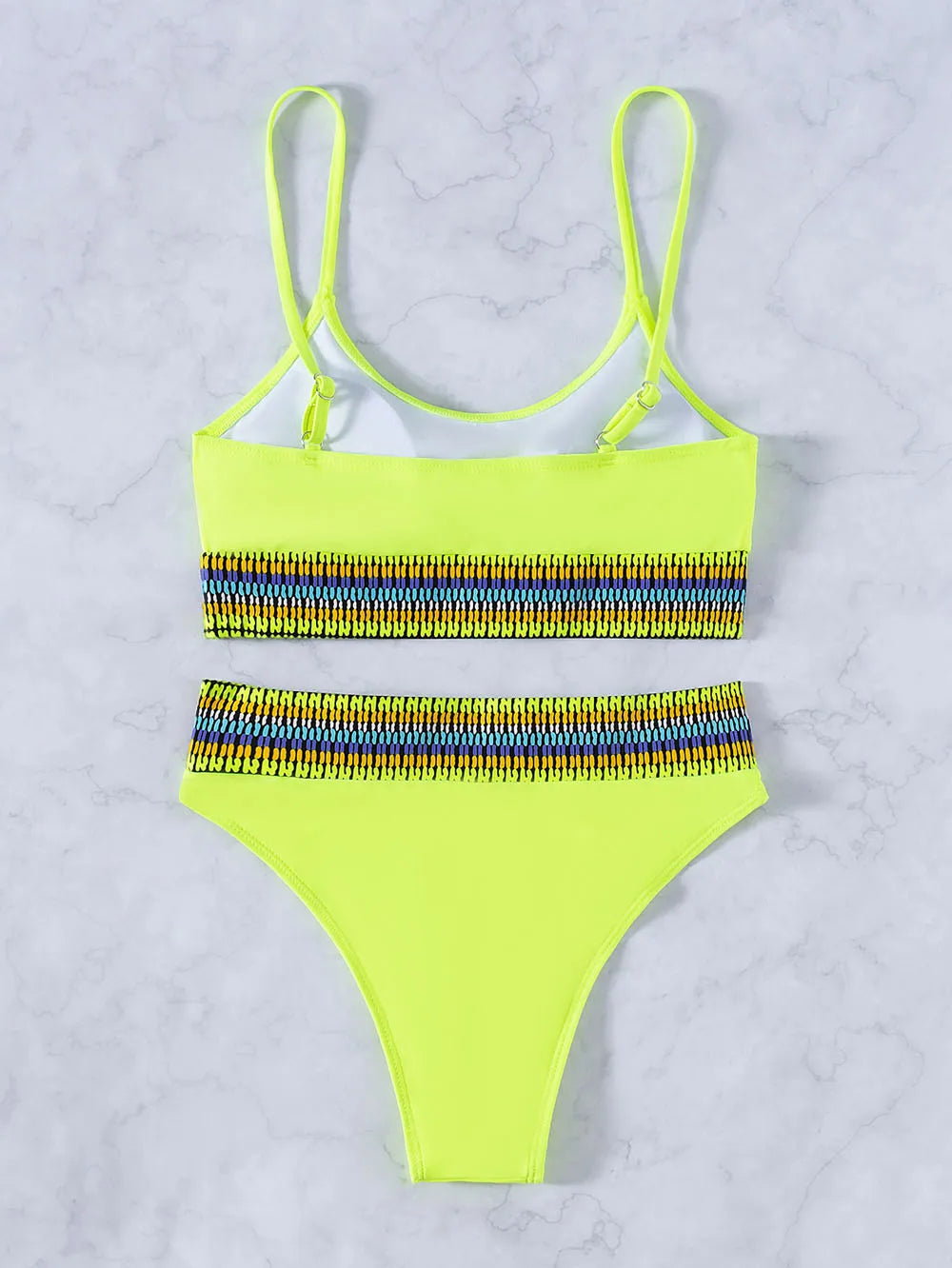 Bandeau High Waist Bikini One Shoulder Swimwear Women 2026 Printed Sexy Bikini set Retro Swimsuit Female Bathing suit