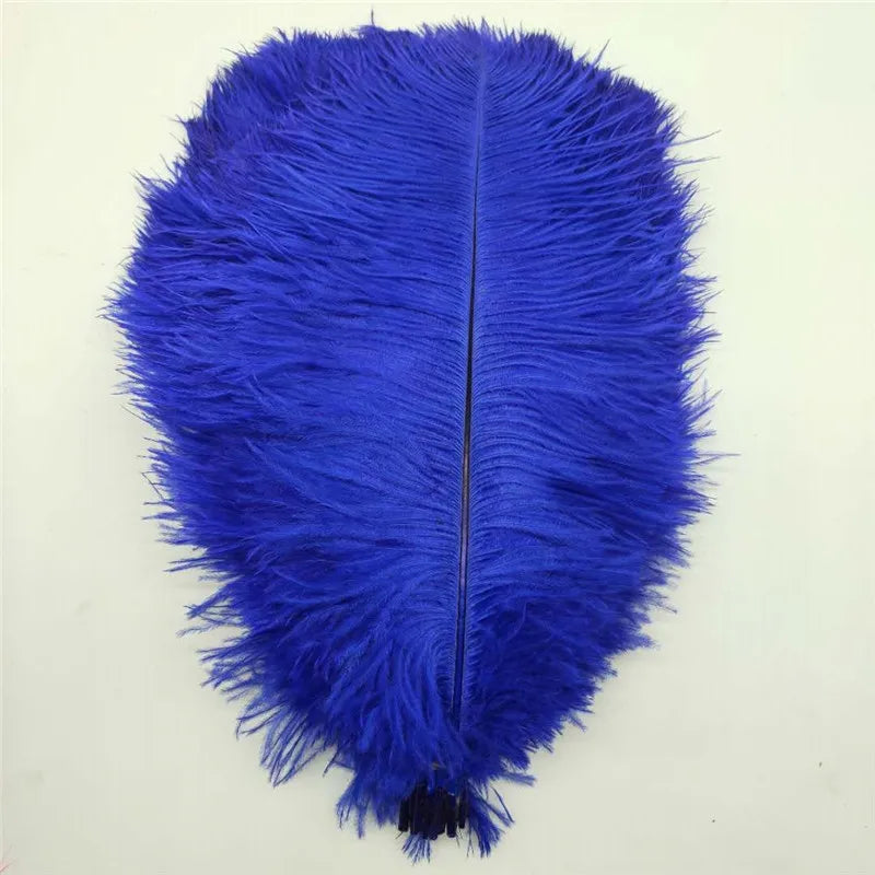 50pcs/lot Elegant Ostrich Feather 35-40cm 14-16inch Feathers for Crafts Wedding Party Supplies Carnival Dancer Decoration Plumes