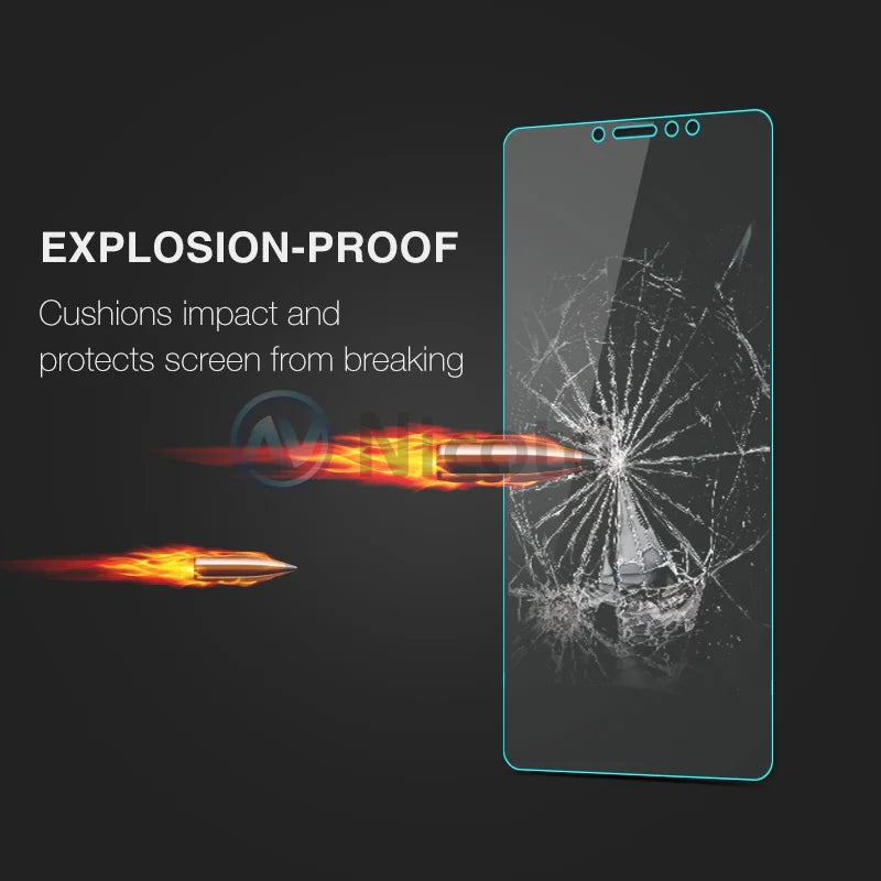 Nicotd Tempered Glass For Xiaomi Mi MAX 3 Screen Protector 9H 2.5D Phone On Protective Glass For Xiaomi Mi MAX 2 1 mimax film