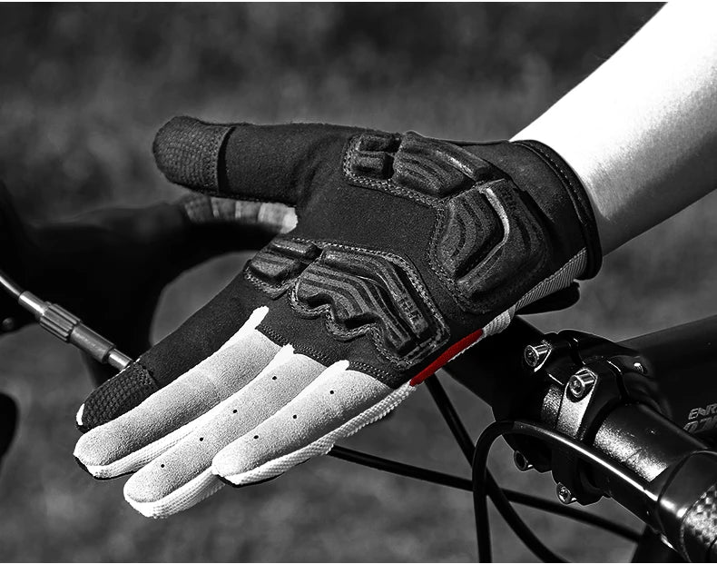 INBIKE Cycling Riding Gloves Full Finger with Gel Padded Road Bike Gloves for Men Women MTB Bicycle Gloves Man Bike Accesssories