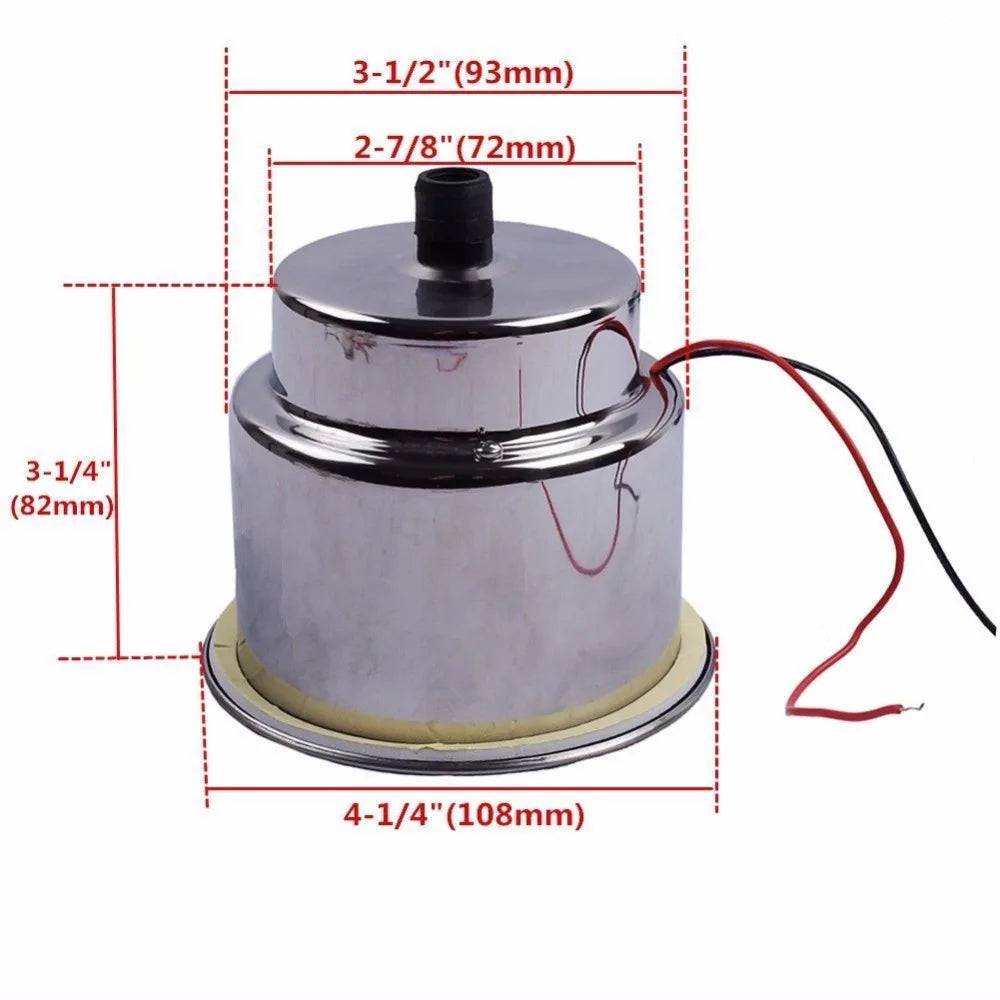 Boat Accessories 4Pcs Cup Drink Holder  LED Built-in Stainless Steel for Marine Yacht/RV