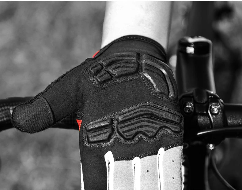 INBIKE Cycling Riding Gloves Full Finger with Gel Padded Road Bike Gloves for Men Women MTB Bicycle Gloves Man Bike Accesssories