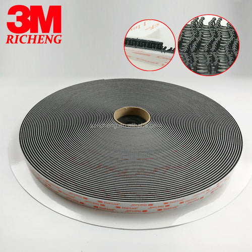 3M Hook and Loop Repeatable Fastener Black Tape SJ3550 Dual Lock Tape