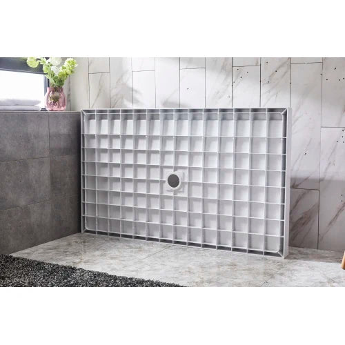 Free Shipping 48"x36" Corner Shower Pan Bathroom Non-slip Shower Base