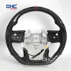 USA in Stock Real Carbon Fiber Steering Wheel for Dodge Ram 1500 Steering Wheel 2018-2024 with or Without Heating