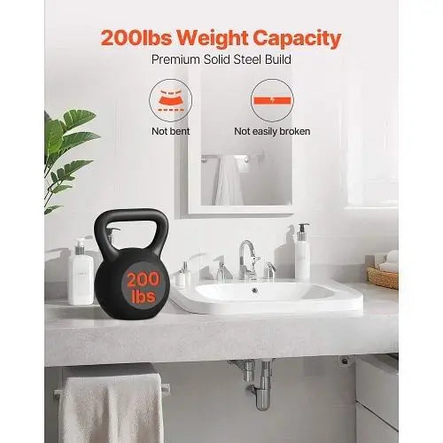 W2B Heavy Duty 12 Inch/304.8 mm Floating Steel Shelf Brackets 2 Pcs for Cabinet Application