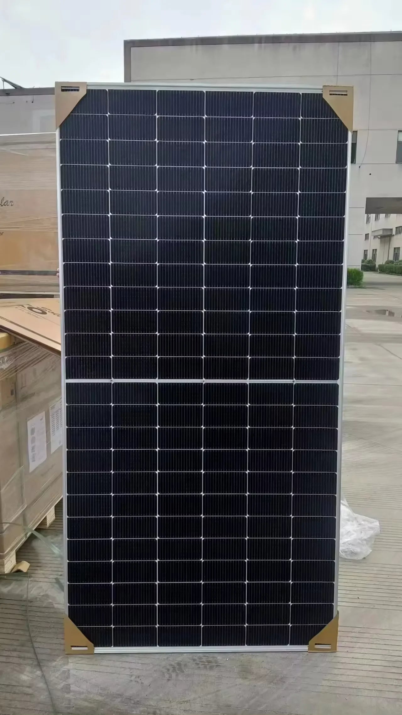 USA Stock Best Price High Efficiency Trina JA Longi Jinko 570w 575w 580w 585w 590w Bifacial Dual Glass N Type Solar Panel