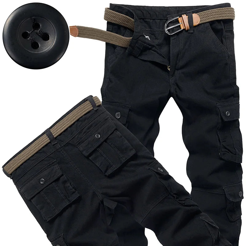 Men's Tactical Pants Casual Cargo Pants Outdoor Sports Work Trousers High Quality Joggers Hiking Pants Korean Sweatpants