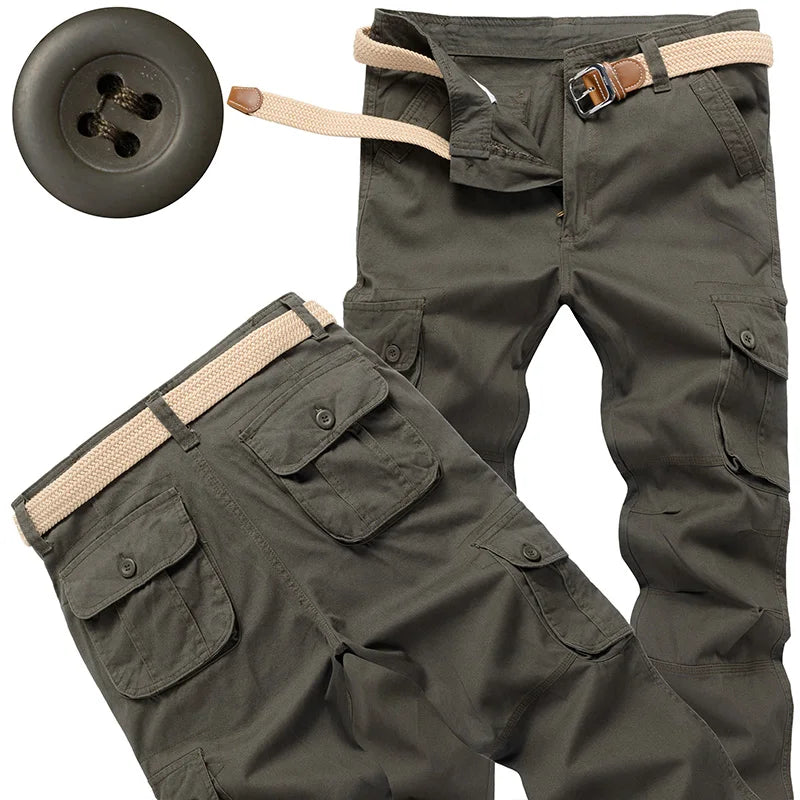 Men's Tactical Pants Casual Cargo Pants Outdoor Sports Work Trousers High Quality Joggers Hiking Pants Korean Sweatpants