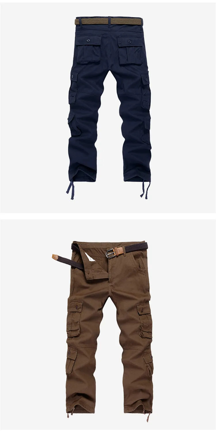 Men's Tactical Pants Casual Cargo Pants Outdoor Sports Work Trousers High Quality Joggers Hiking Pants Korean Sweatpants