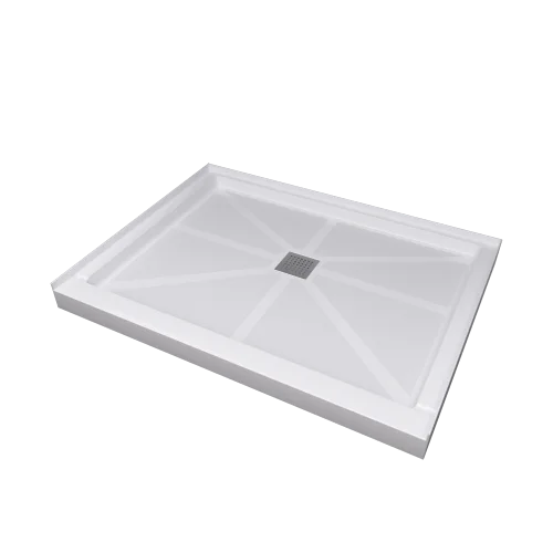 Free Shipping 48"x36" Corner Shower Pan Bathroom Non-slip Shower Base